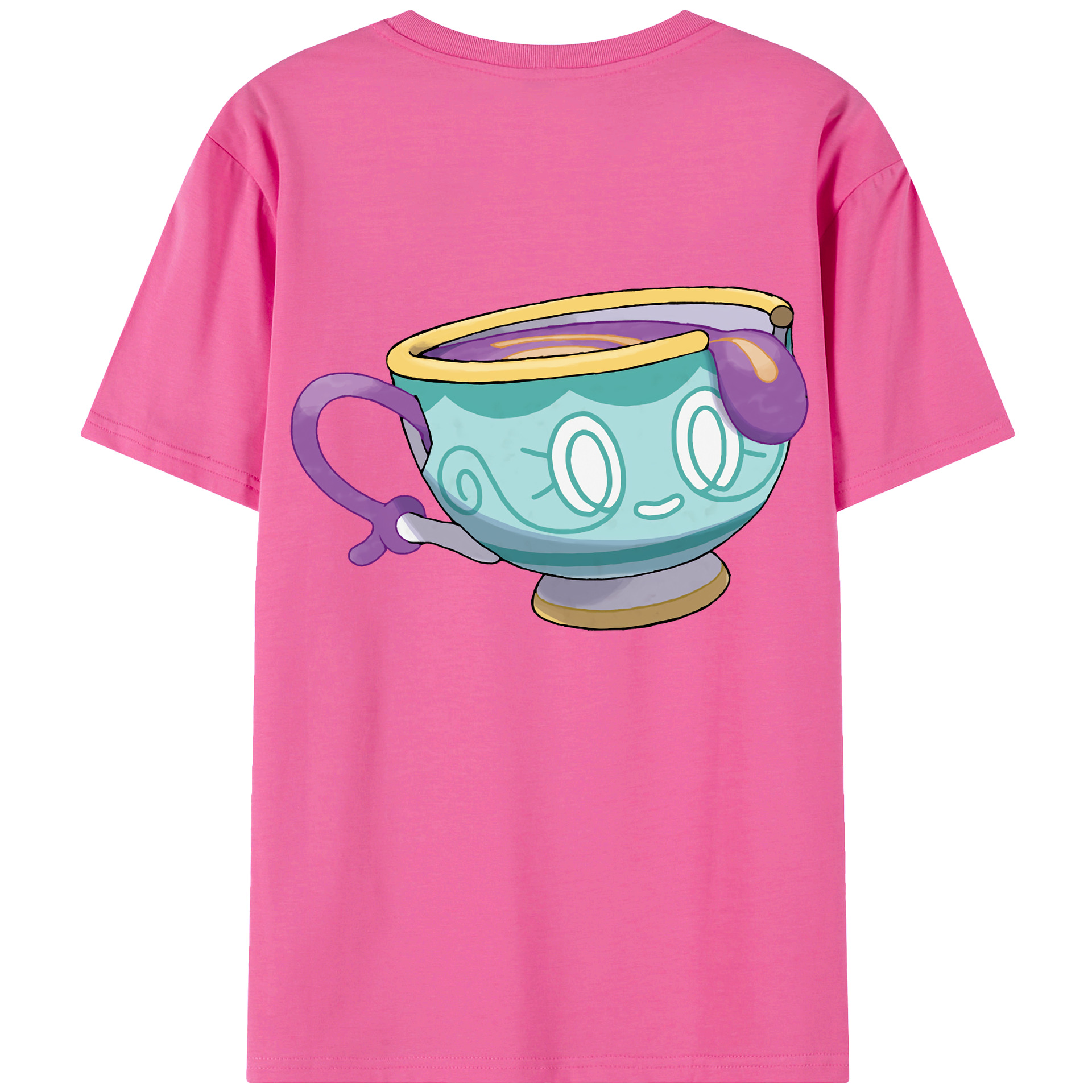 （画像用） ポケットモンスター Pokémon レディース半袖Tシャツ(バックプリント)
